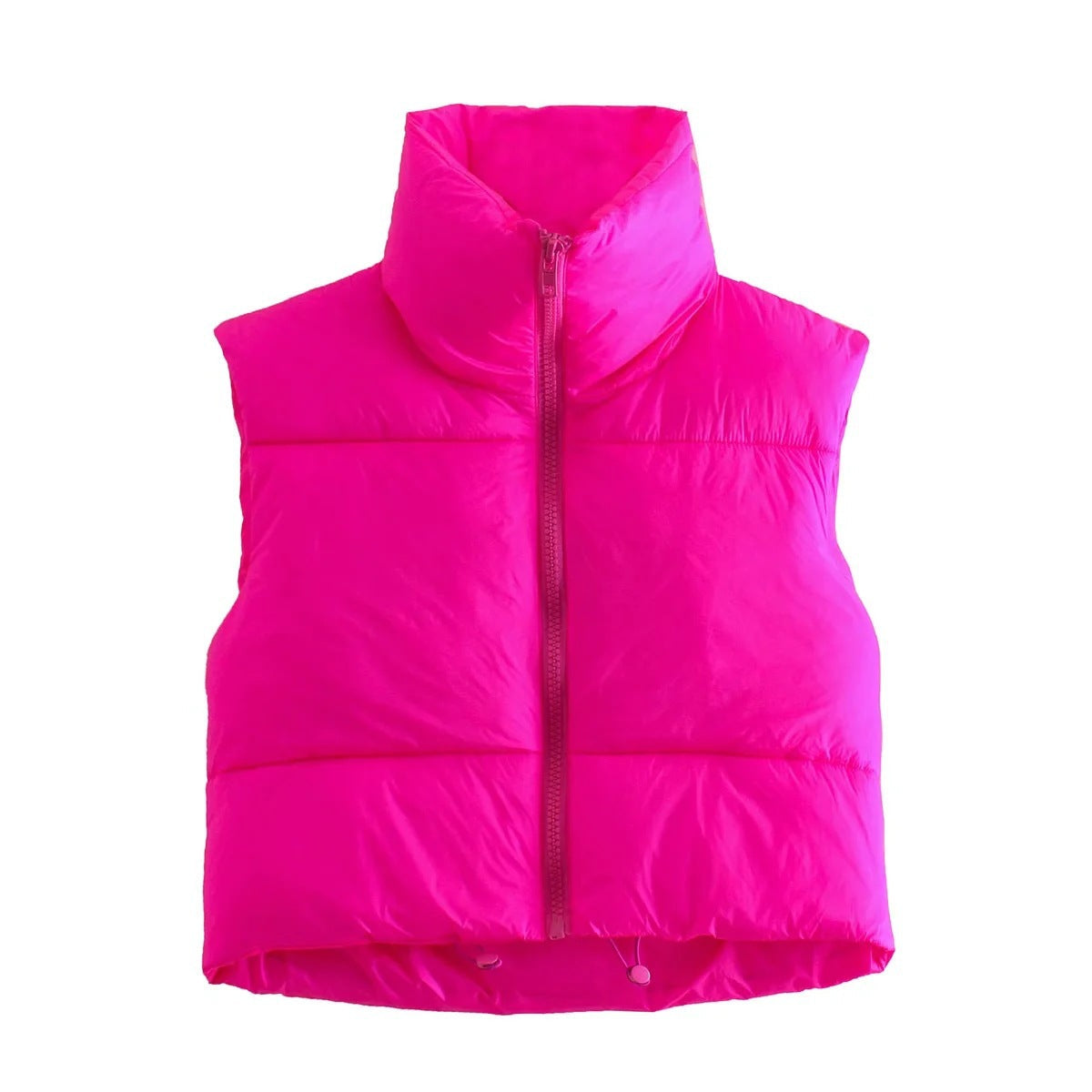 Street-wave Womens Puffer Vest With High Collar Lightweight Warmth For Women All Season