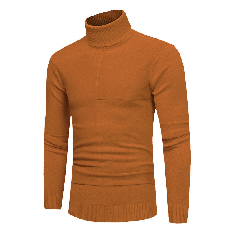 Streetwave Men's Premium Soft Knit Turtleneck Sweater For Warm Comfort And Style