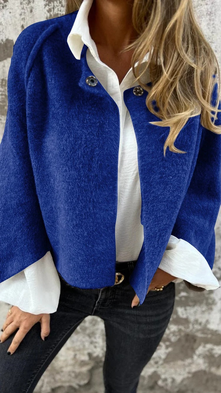 Street-Wave Cashmere Jacket For Women Luxurious Cozy Warmth Versatile Streetwear Fit