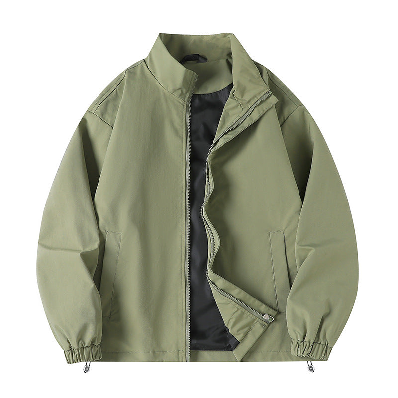 Street Wave Mens Windbreaker Jacket Breathable Windproof Lightweight With Practical Pockets For Men