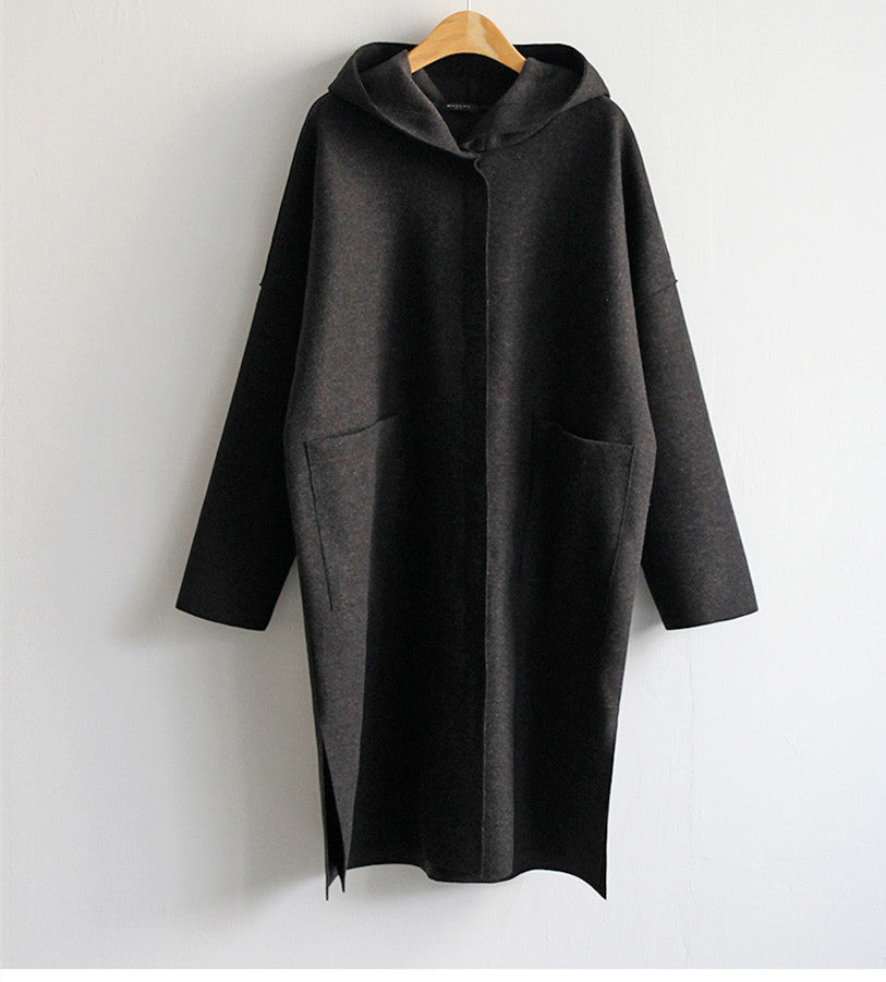 Street Wave Wool Blend Coat For Women Elegant Cozy Warmth In Timeless All Season Design