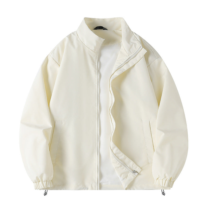 Street Wave Mens Windbreaker Jacket Breathable Windproof Lightweight With Practical Pockets For Men