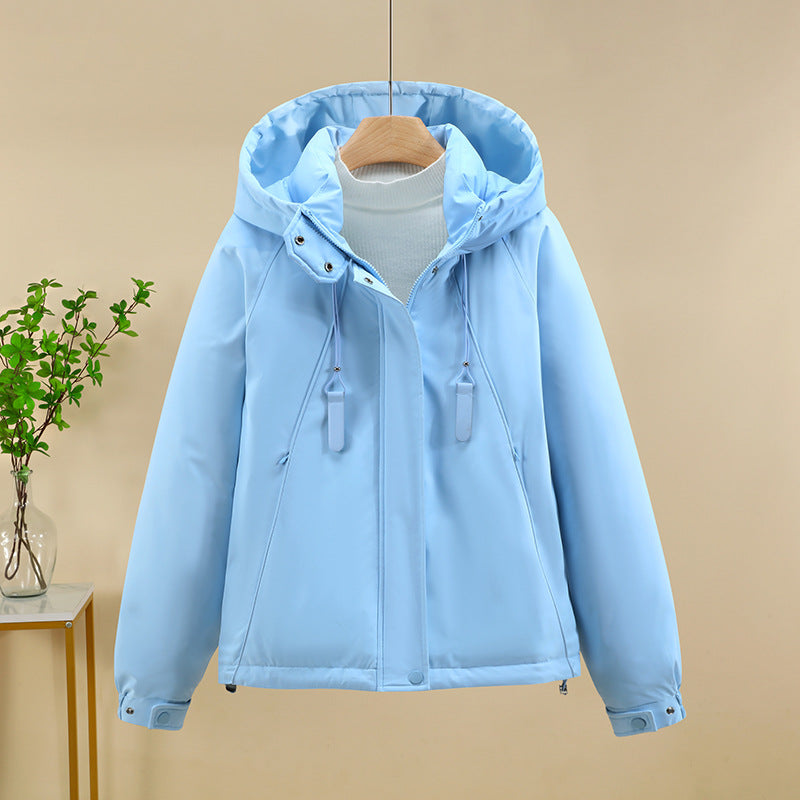 Street-wave Womens Functional Softshell Jacket With Adjustable Hood Windproof Breathable