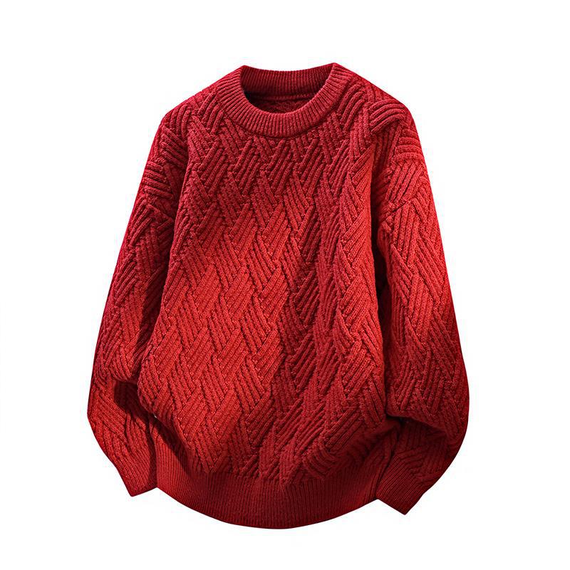 Street-wave Women's Patterned Cable Knit Sweater Cozy Warmth Soft Knitwear For Everyday Chic Comfort