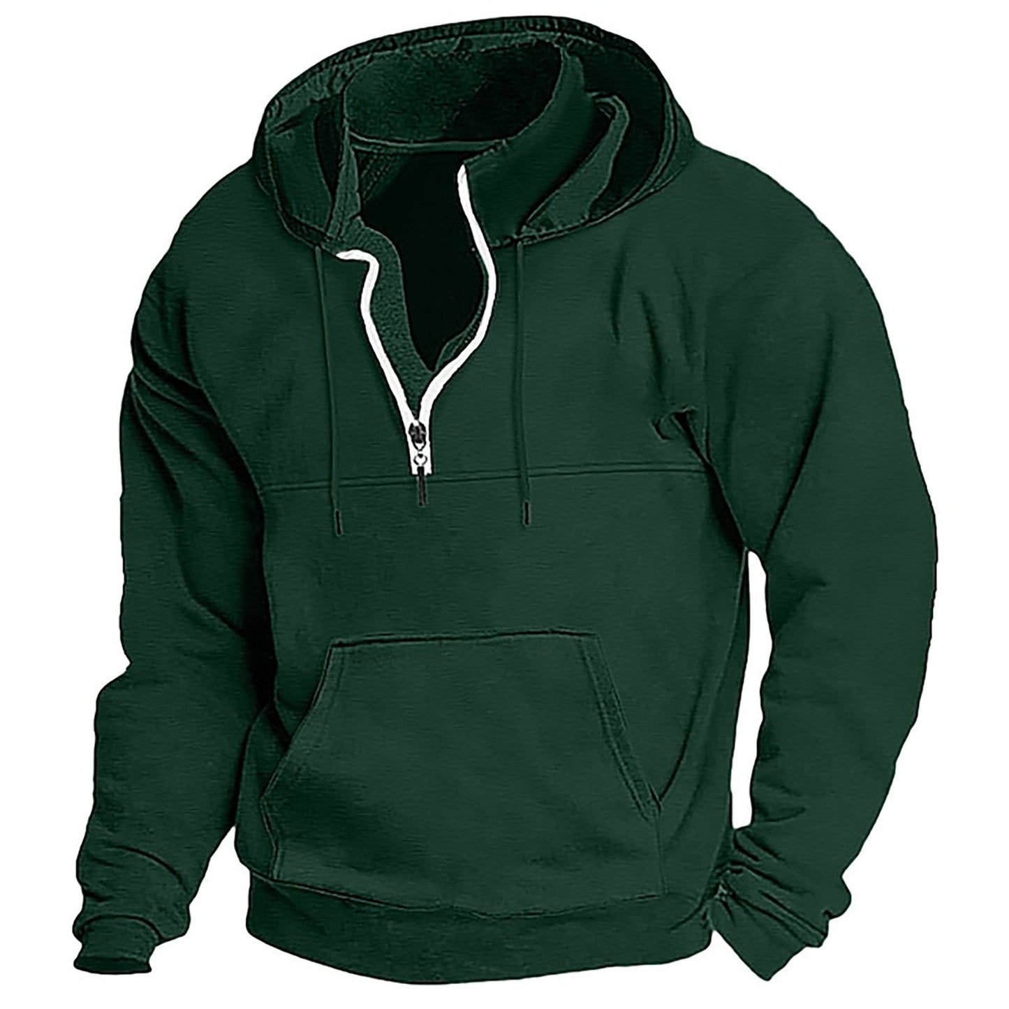 Street-wave Men's Cozy Zip Hoodie With Full Zip For All Day Comfort And Versatility