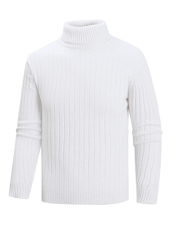 Mens Turtleneck Sweater by Street Wave Premium Fine Knit Soft Cotton Blend Cozy for Cool Weather