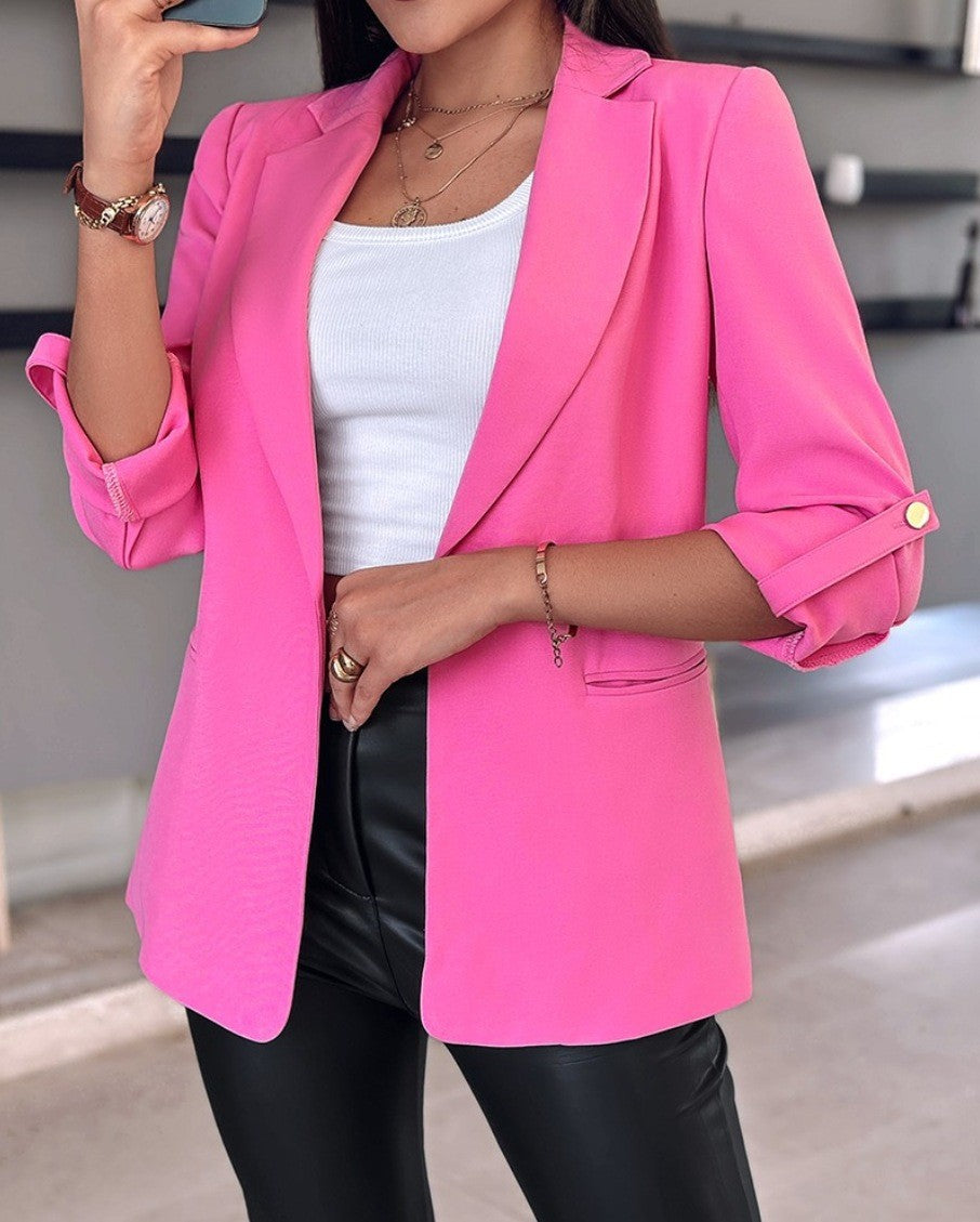 Street Wave Women Blazer Jacket With Perfect Fit And Breathable Comfort For Office Or Evening