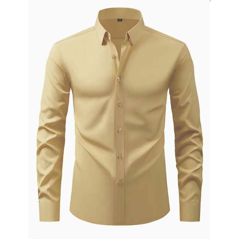 Men's Long Sleeve Shirt With Innovative Cut And Modern Design Street-wave For Modern Men