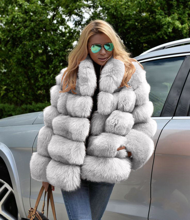 Streetwave Womens Faux Fur Puffer Coat Luxurious Cozy Warmth With Soft Lining Premium Winter Fashion