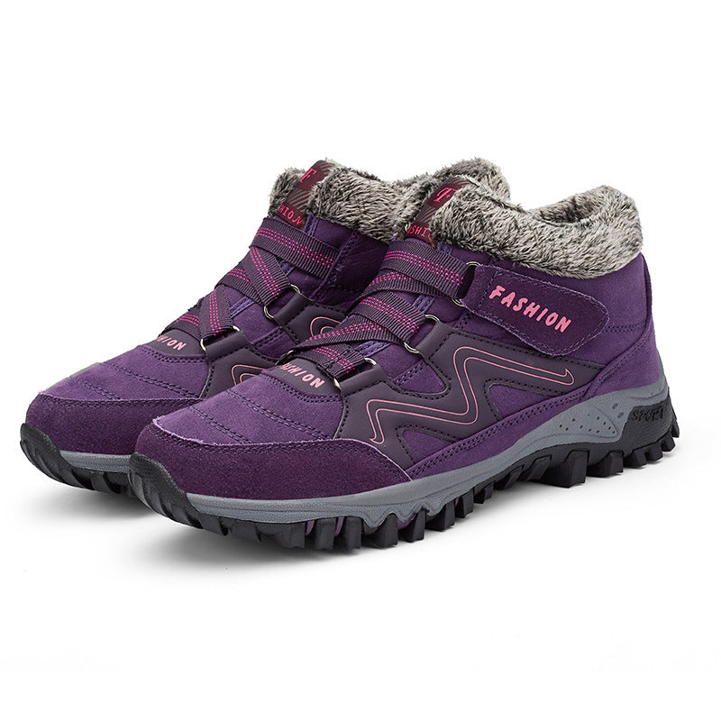 Streetwave Womens Hiking Boots Insulated Lining And Non Slip Sole For Outdoor Enthusiasts
