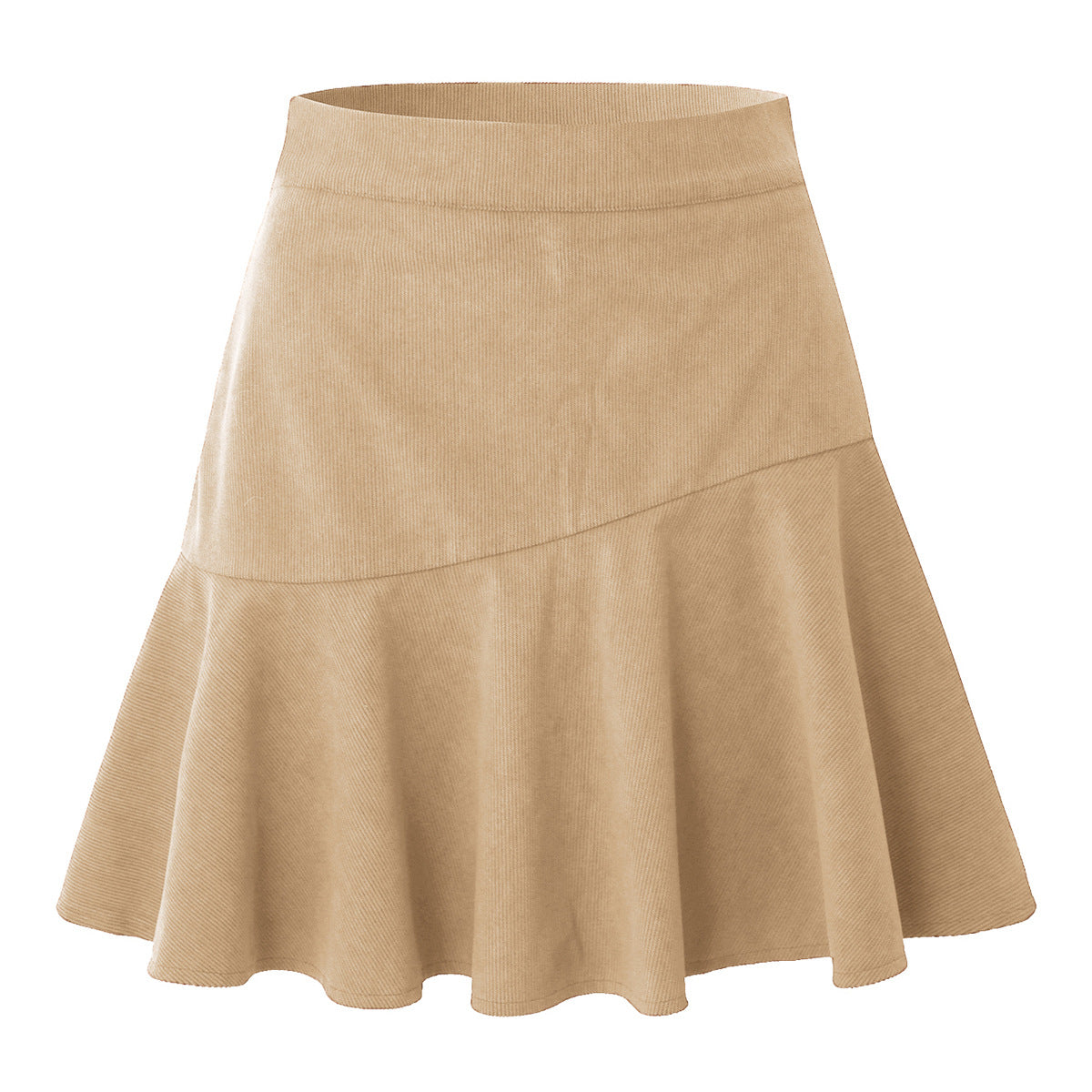 Street-Wave Corduroy Cotton A Line Skirt For Women Flared Fit Everyday Casual Chic Essentials