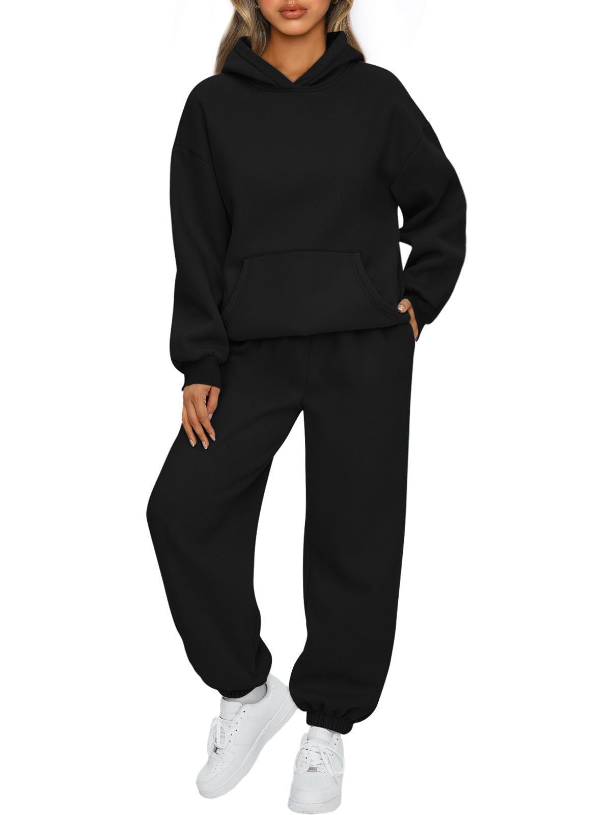 Street-Wave Women Sweatshirt And Jogger Set Breathable Comfort For Casual Athleisure Wear