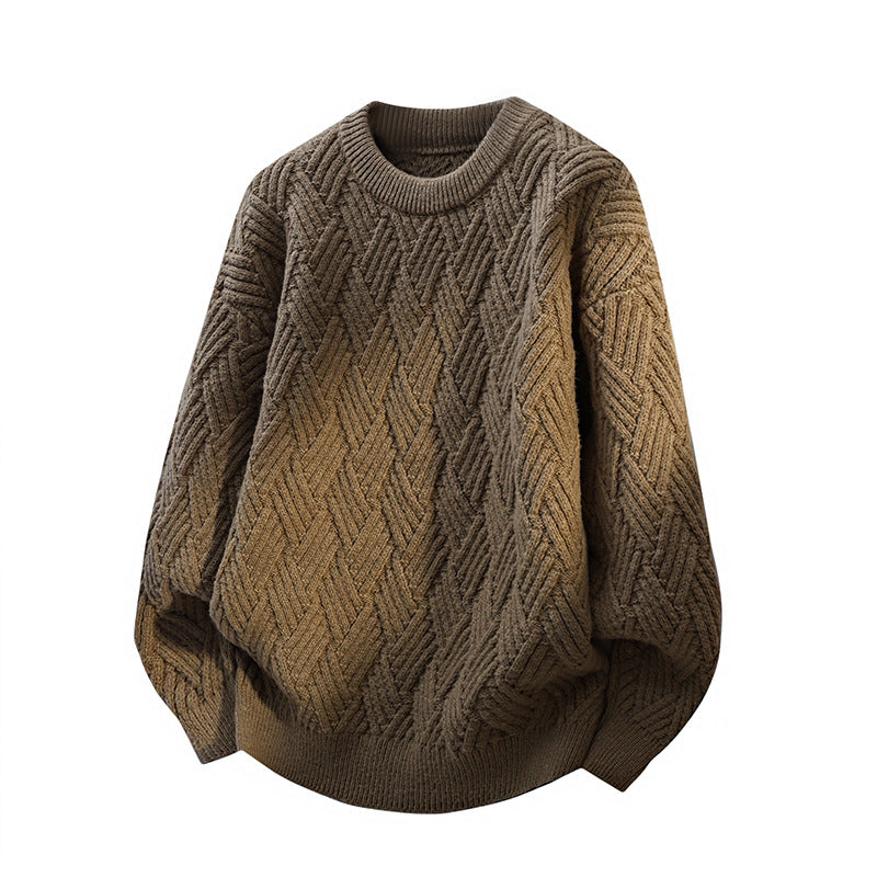 Street-wave Women's Patterned Cable Knit Sweater Cozy Warmth Soft Knitwear For Everyday Chic Comfort