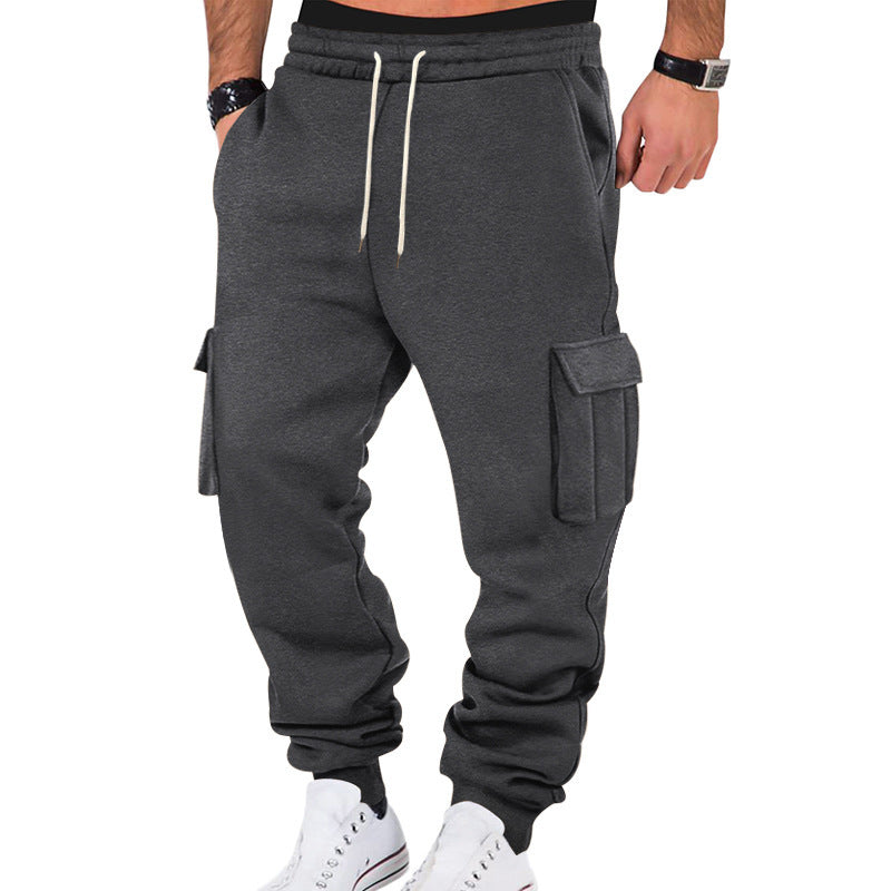 Men's Cargo Training Pants Street Wave Breathable Comfort With Multi Pocket Utility
