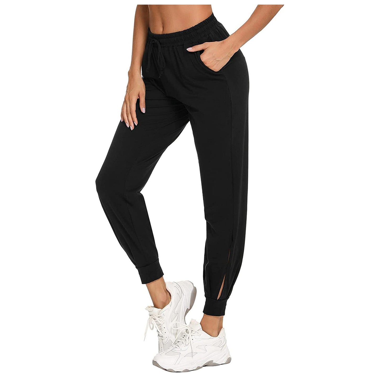 Street Wave Women Joggers With Elastic Waistband And Side Pockets For Active Women