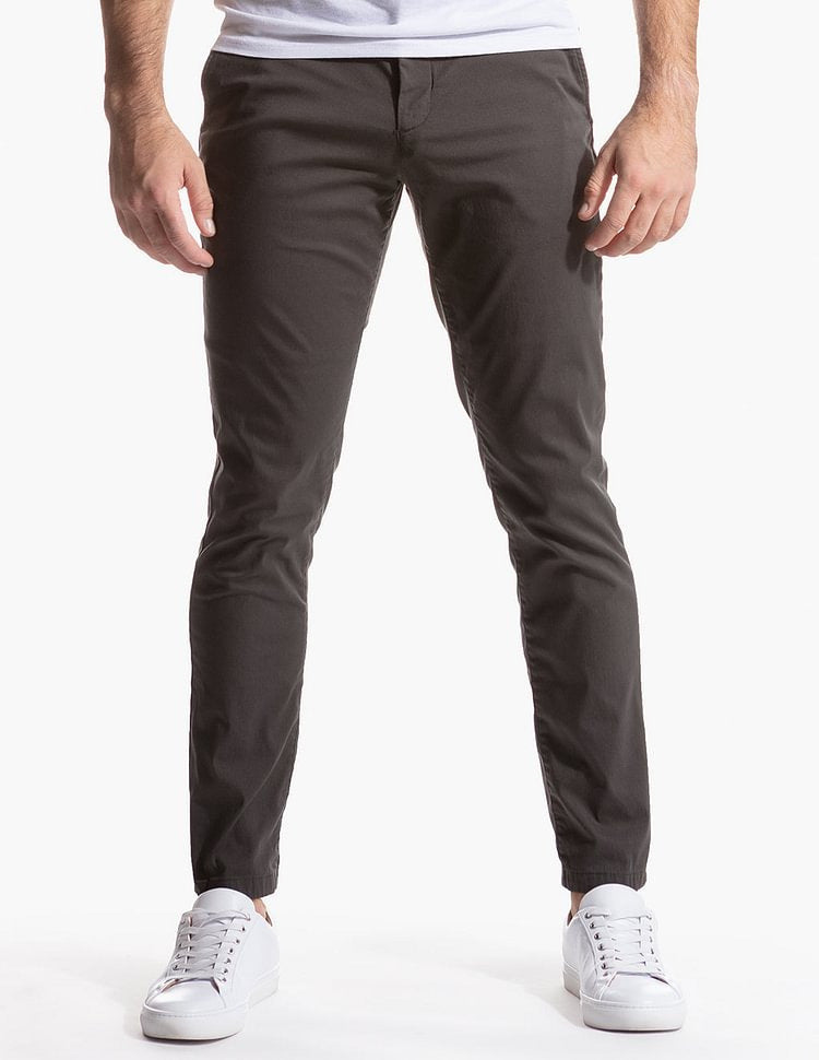 Street-wave Slim Fit Chino Pants Breathable Comfort For Men Stylish Everyday Wear