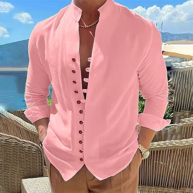 Street-Wave Men's Casual Shirt Light Breathable Comfort for Summer Leisure For Everyday Style