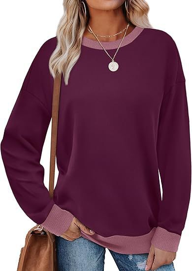 Street-wave Women's Cozy Raglan Sleeve Sweatshirt With Decorative Collar Soft Breathable Knit