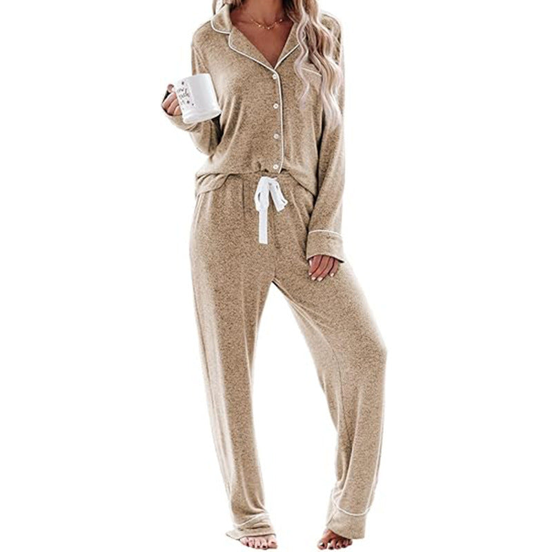 Street-Wave Women Pajama Set Soft Breathable Material Cozy Lounge Wear for Relaxed Evenings