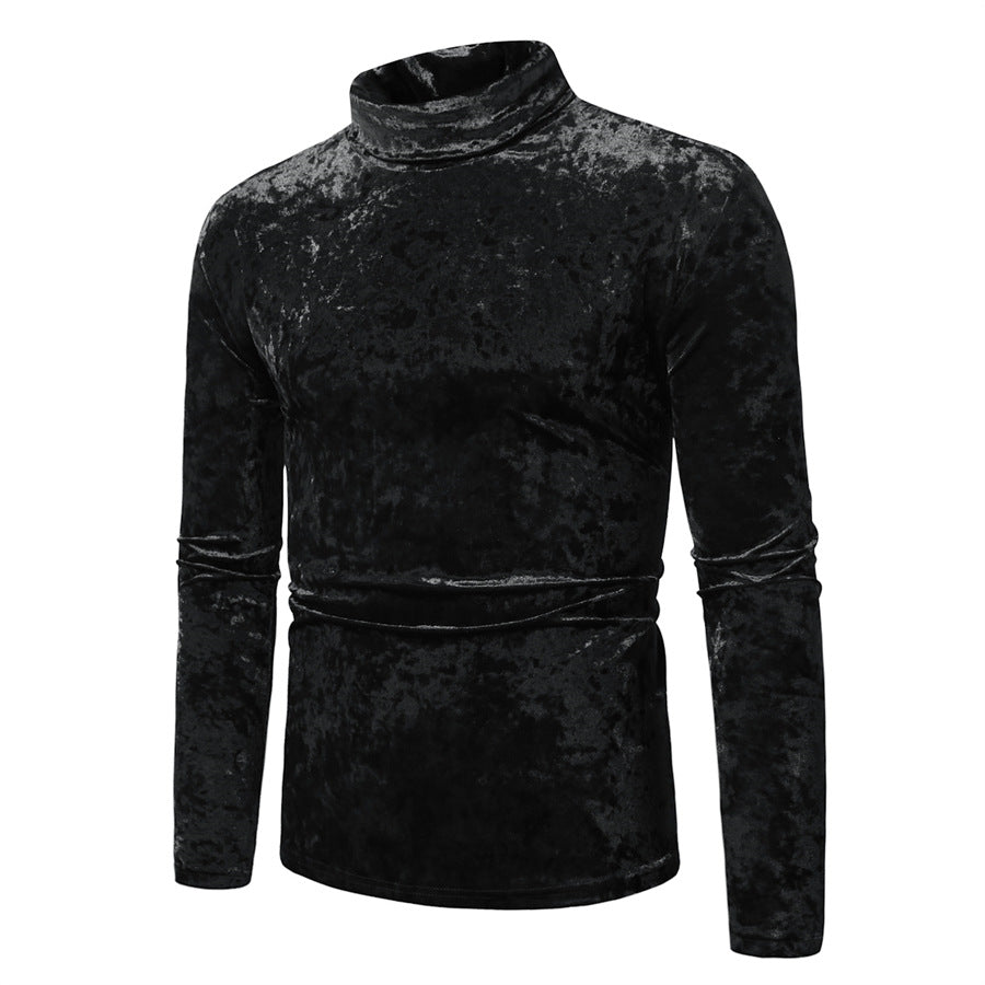 Streetwave Velvet Turtleneck Sweater For Men Elegant Soft Comfort Modern Everyday Style