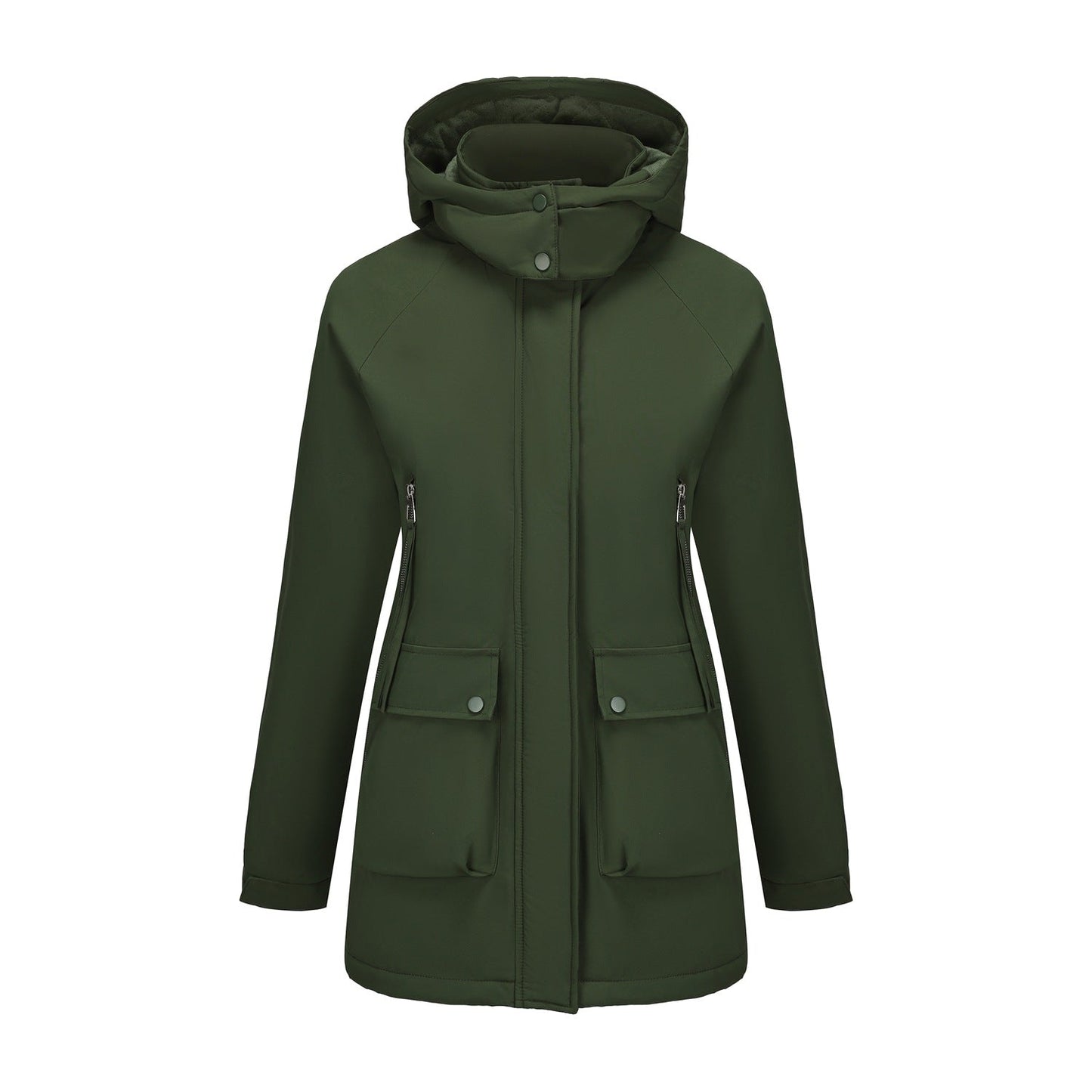 Street-Wave Women's Waterproof All-Weather Jacket With Hood For Active Outdoor Adventurers