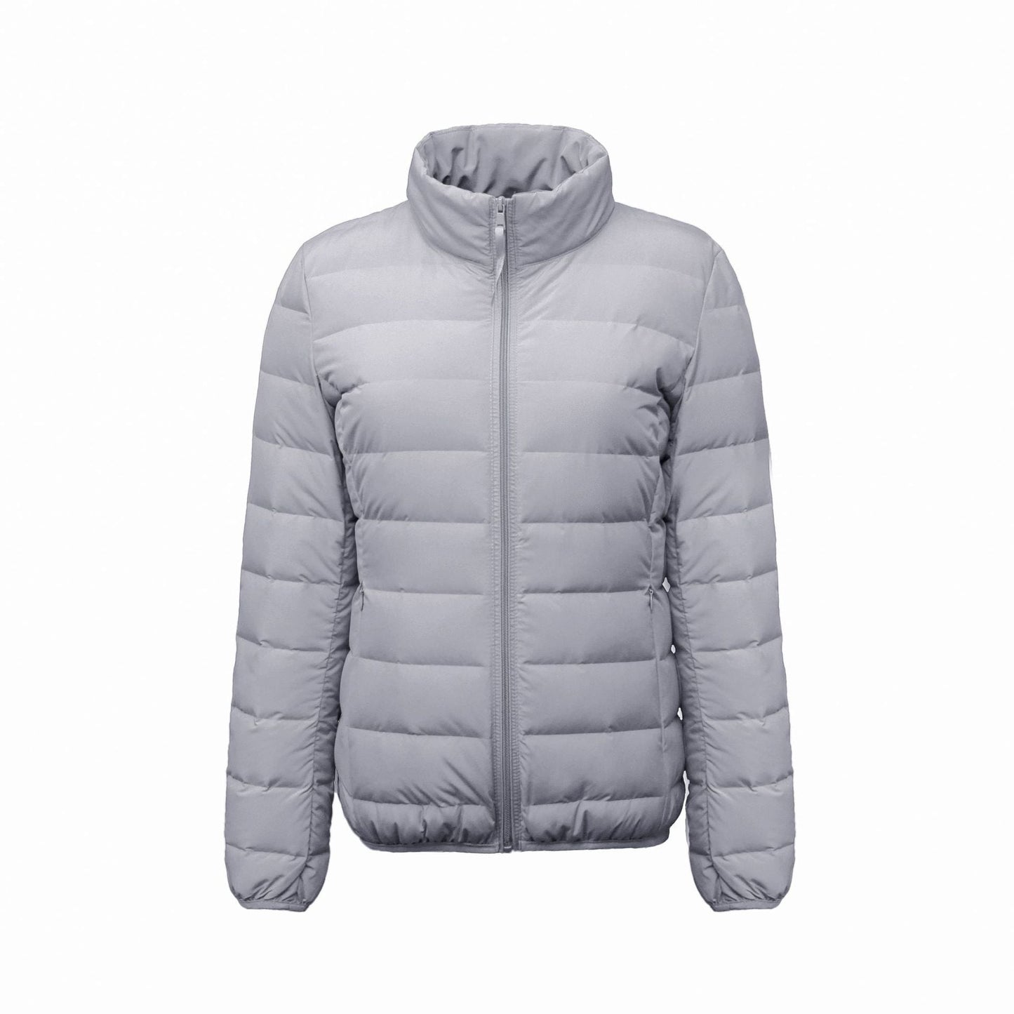 Street-wave Women Insulated Puffer Jacket With High Collar And Elastic Cuffs For Warm Urban Winter
