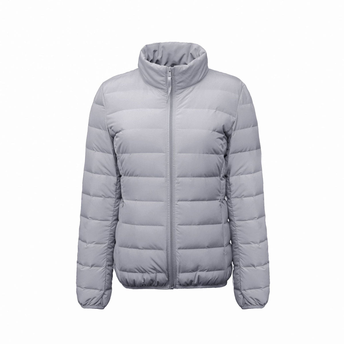 Street-wave Women Insulated Puffer Jacket With High Collar And Elastic Cuffs For Warm Urban Winter