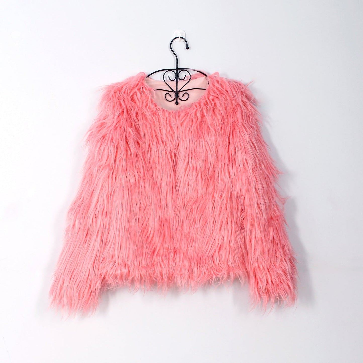 Street-wave Women's Cozy Faux Fur Jacket Fluffy Plush Warmth For Trendy Cold Weather Looks