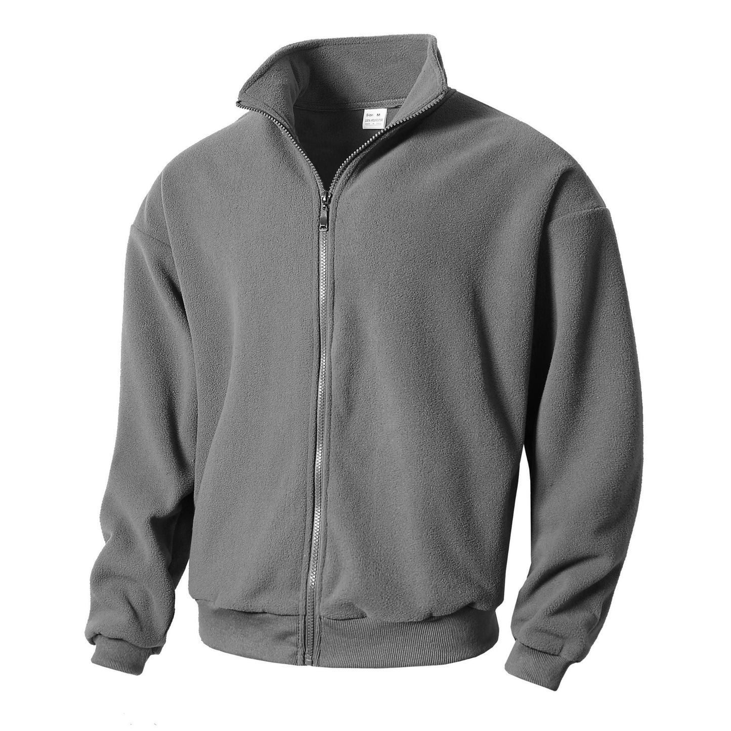 Street-Wave Mens Fleece Jacket With High Collar And Full Zip Soft Warmth Comfort