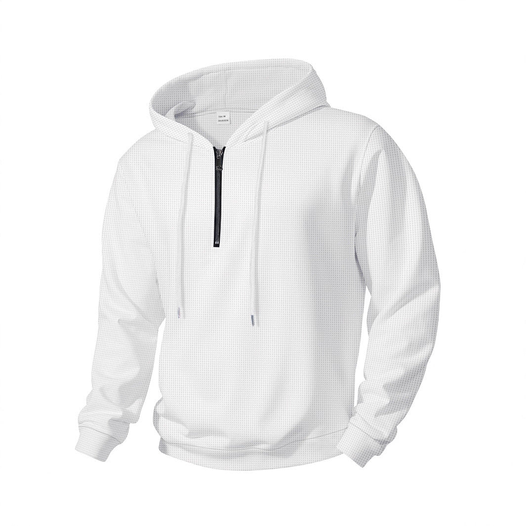 Street-Wave Men's Sport Hoodie With Functional Zip Breathable Training Gear For Active Men