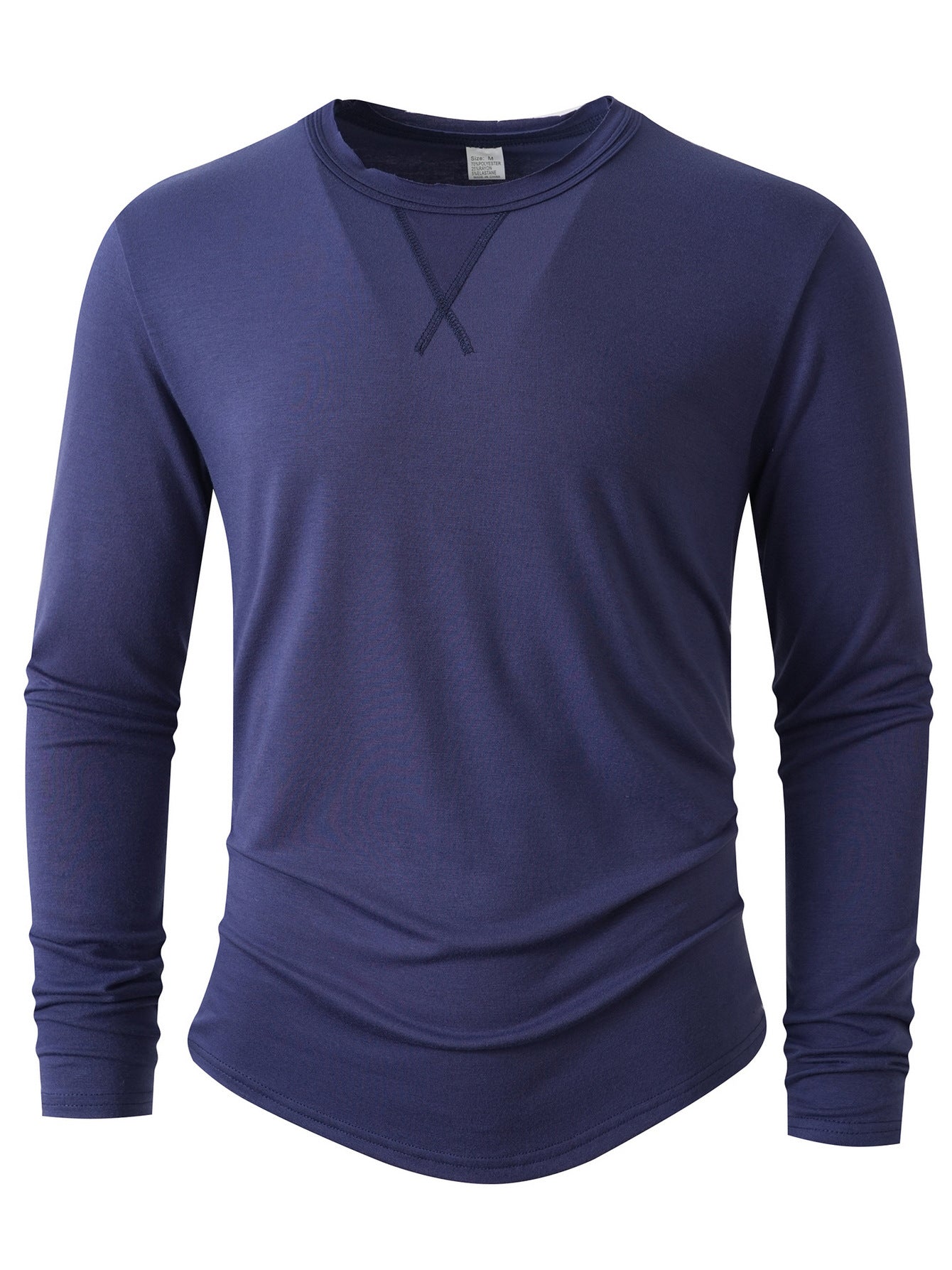 Streetwave Men's Athletic Long Sleeve Shirt Breathable Performance Top For Active Men