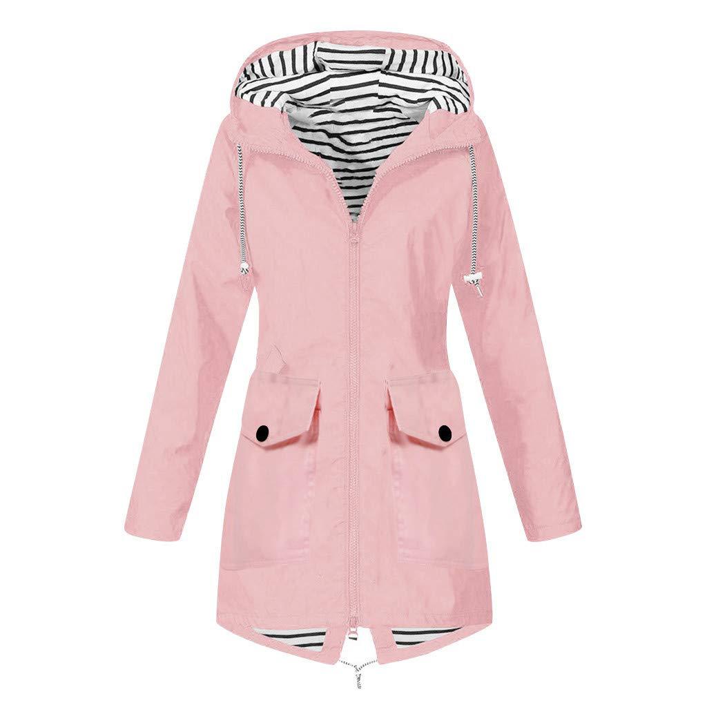 Street-wave Women's Weatherproof Jacket With Adjustable Hood And Practical Pockets