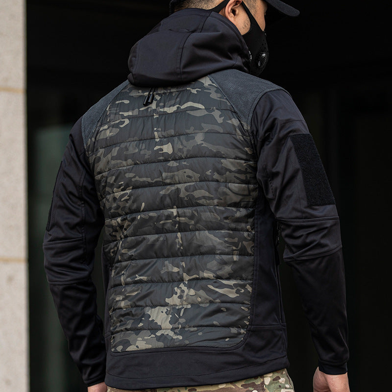 Street-wave Men's Functional Outdoor Jacket With Insulated Breathable Quilted Structure For Active Wear
