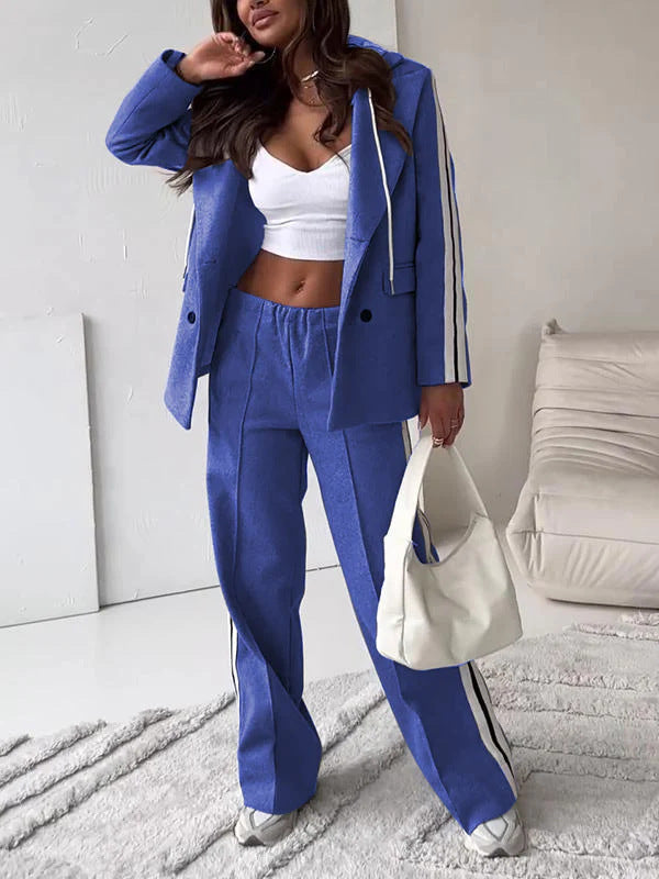 Street-Wave Womens Casual Suit With Modern Cut For Busy Professionals Effortless All-Day Comfort