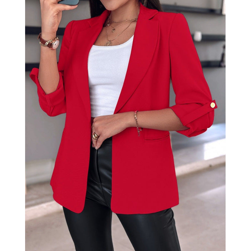 Streetwave Women Blazer Jacket Breathable Fabric Elegant Fit With Modern Cut For Office