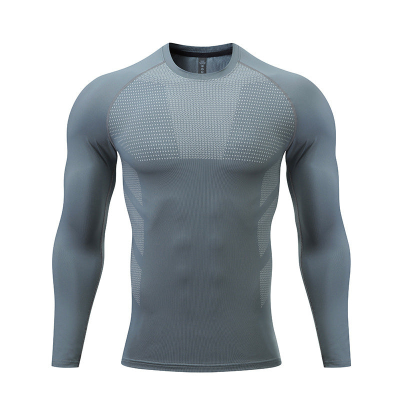Street-Wave Mens Compression Long Sleeve Training Shirt For Maximum Performance Muscle Support And Enhanced Circulation