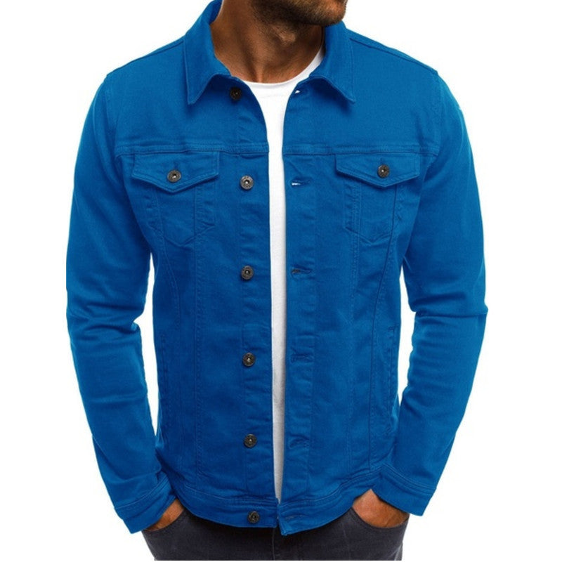 Streetwave Mens Denim Jacket Modern Design With Practical Chest Pockets For Men Everyday Style