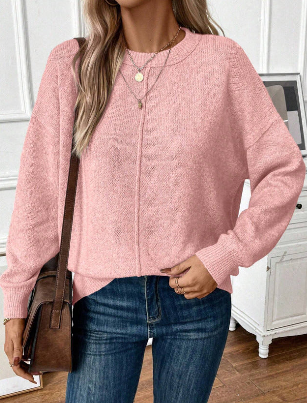 Streetwave Womens Casual Knit Sweater Relaxed Fit Warm Lightweight Comfort For Everyday Wear