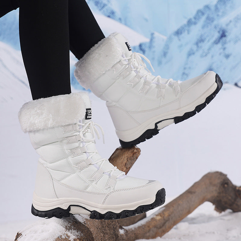 Street-wave Women Insulated Winter Boots With Non Slip Traction Sole And Warm Lining Outdoor Ready
