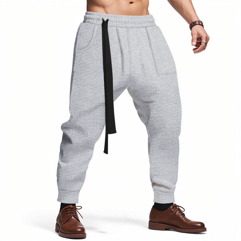 Men's Casual Joggers Streetwave Elastic Waistband With Practical Pockets All Day Comfort