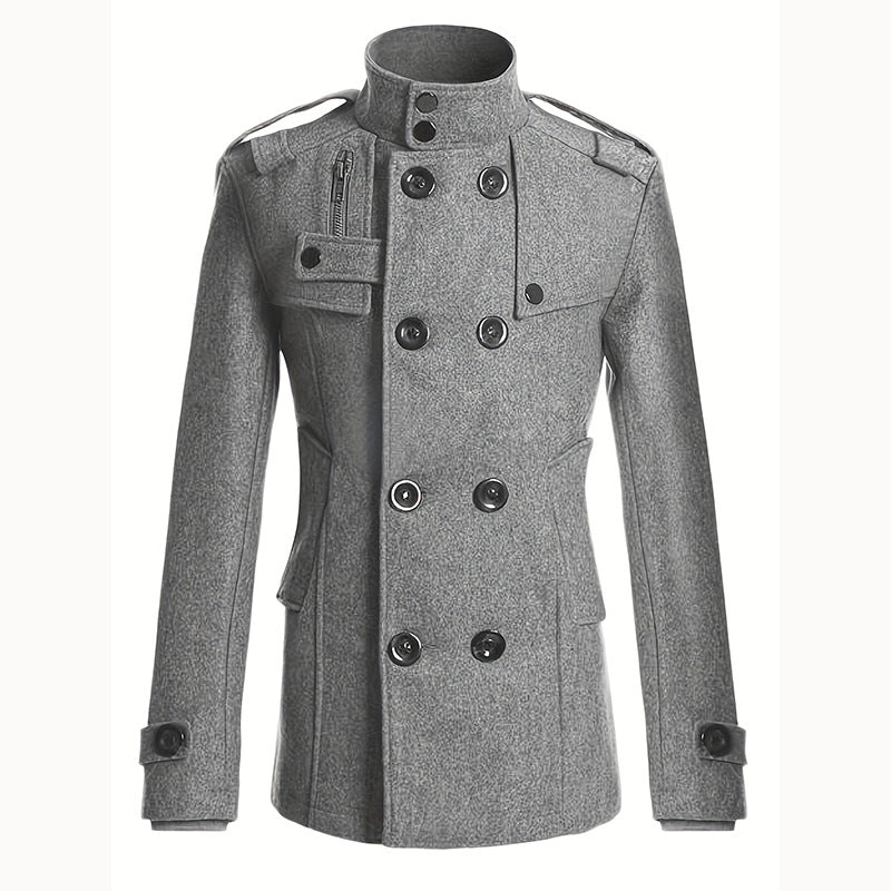 Womens Trench Coat By Street Wave With Asymmetrical Cut And Practical Pockets Warm Stylish Winter