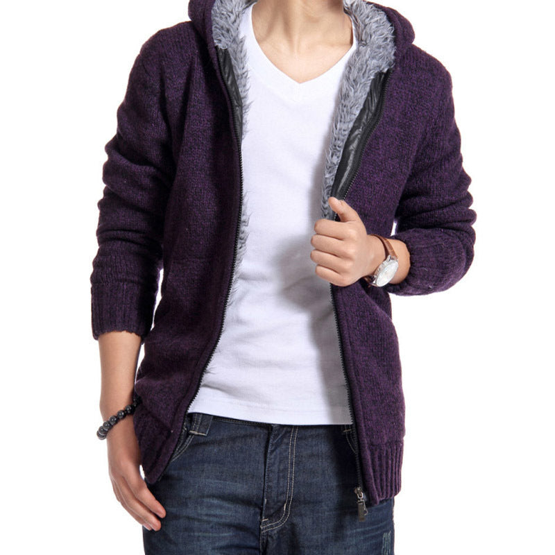 Streetwave Mens Cozy Knit Cardigan With Soft Lined Interior For Warm Comfort Everyday Wear
