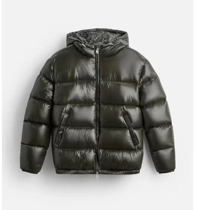 Street-wave Women's Stand-Up Collar Down Jacket Warmth Water-Repellent Puffer Insulated For Winter