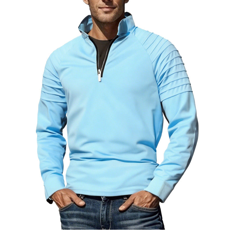 Streetwave Men's Functional Half Zip Pullover Modern Activewear for Outdoor Enthusiasts