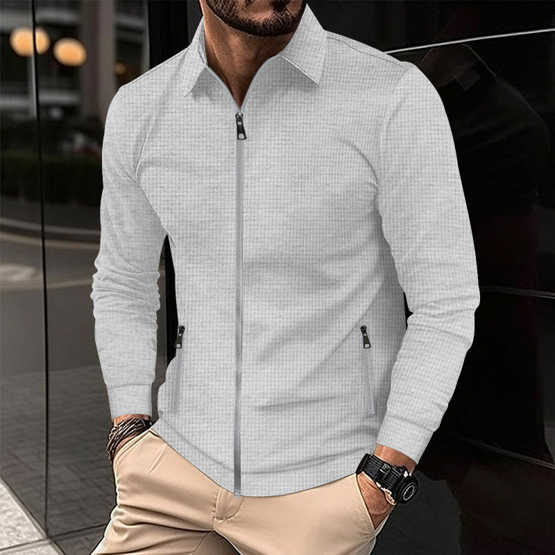 Street-wave Men's Lightweight Breathable Jacket for Modern Everyday Wear Ideal for Work Travel
