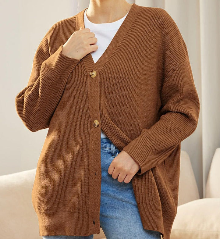 Street-Wave Cashmere Cocoon Cardigan Vest For Women With Luxe Softness And Versatile Comfort