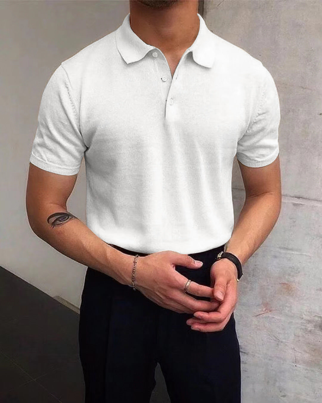Breathable Cotton Polo Shirt For Men By Street-wave With Elegant Collar For Everyday Comfort