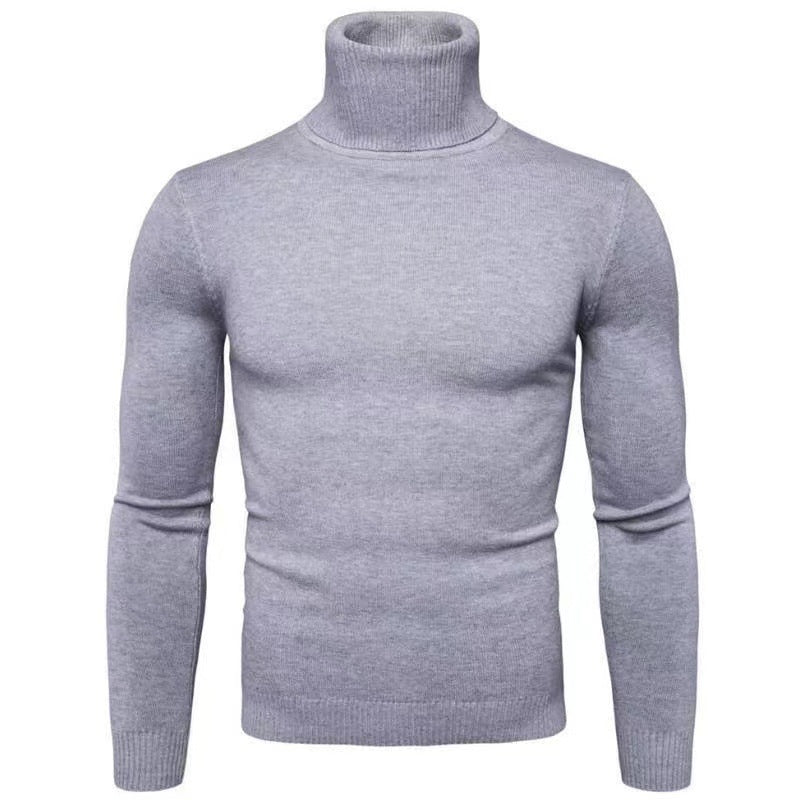 Mens Turtleneck Sweater 100 Cotton Street-wave Ultra Soft Comfort For Modern Gentlemen