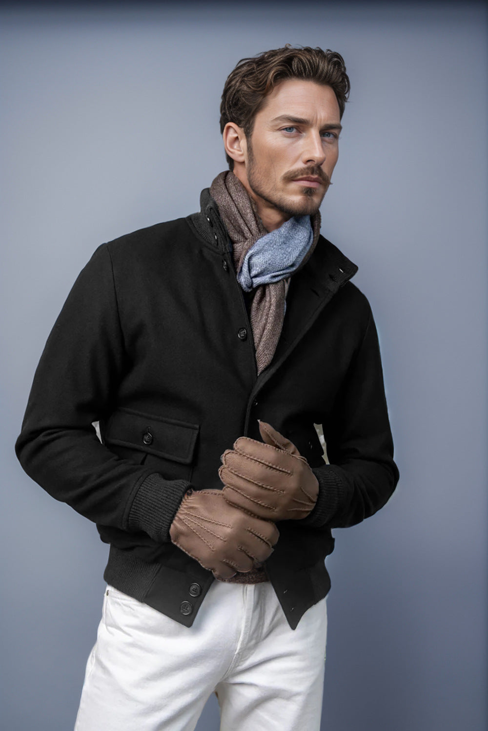 Streetwave Men's Fashion Utility Jacket With Practical Pockets Modern Design For Urban Living
