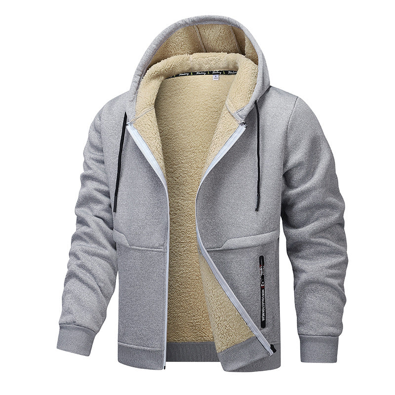 Streetwave Men Fleece Jacket With High Warmth Insulation And Sherpa Lining For Cold Weather